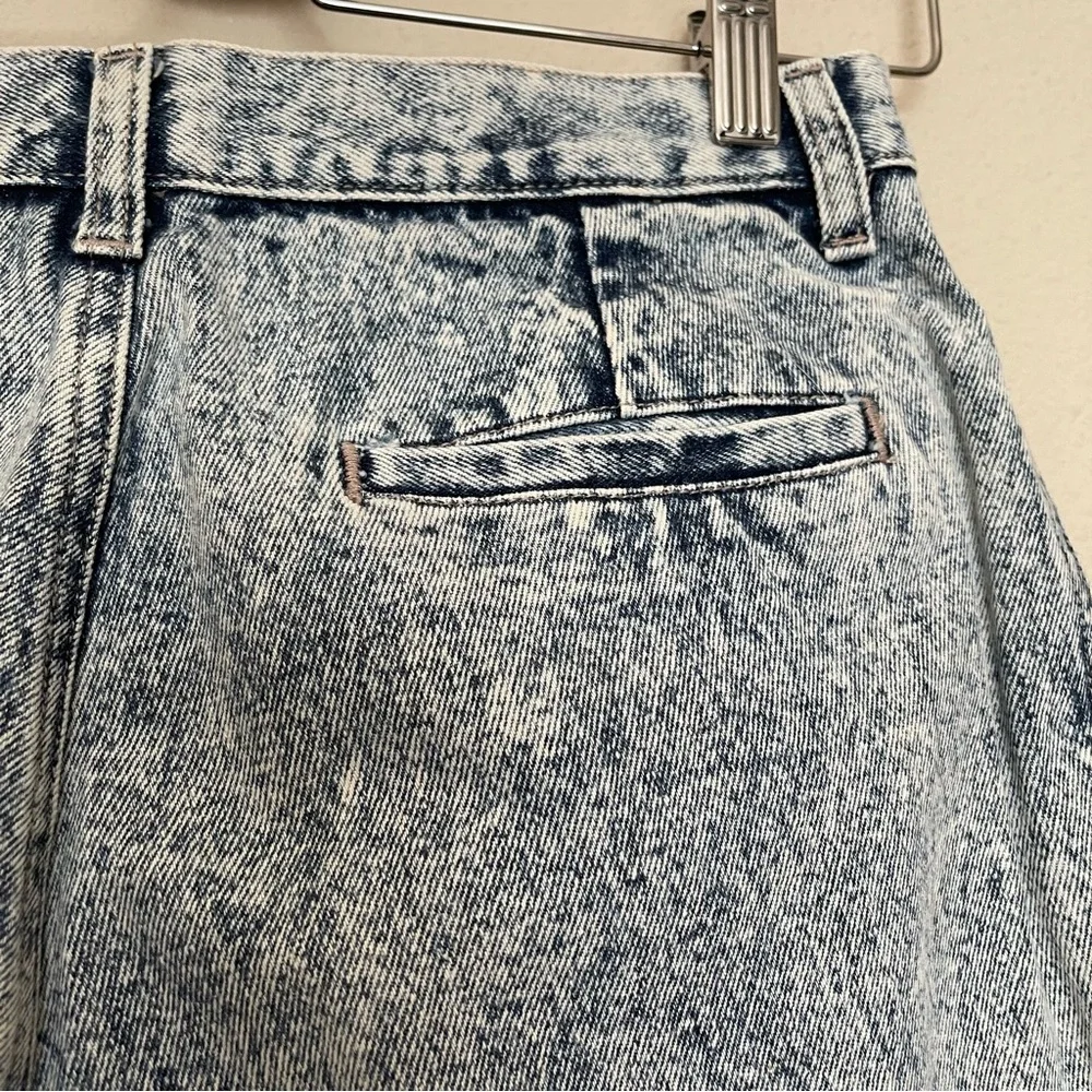 Vintage Y2K High‎ Waisted Jean pleats Shorts - Picture 5 of 12